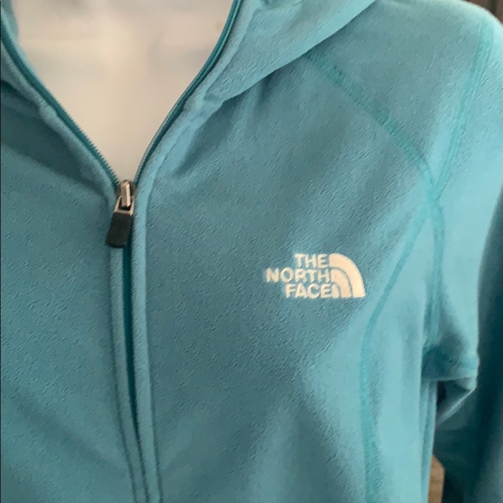 Fleece zip up NorthFace sweater